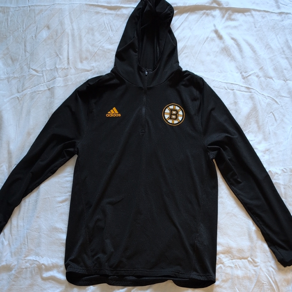 Adidas NHL Boston Bruins Stretch Hoodie, Size Large